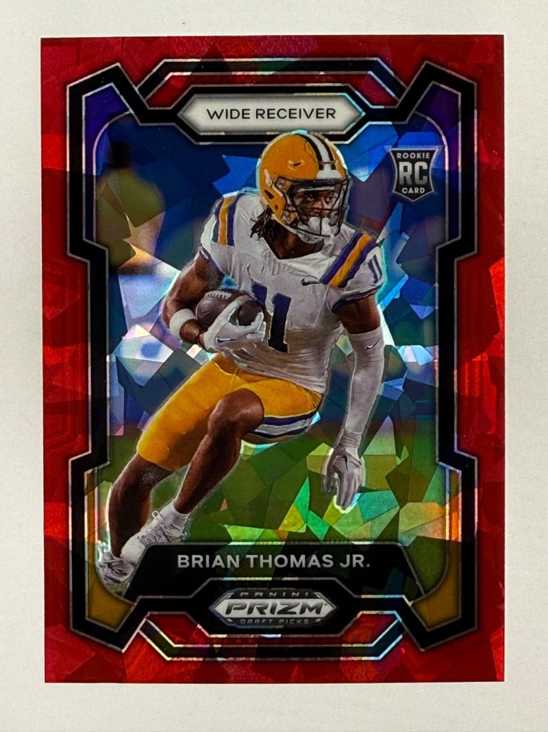 2024 Prizm DP Brian Thomas Jr. #118 Red Ice RC