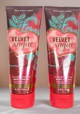 Set of 2 Bath  Body Works VELVET SUGAR Ultimate Hydration Body Cream BRAND NEW