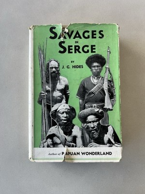 Vintage 1938 Savages In Serge J.G. Hides Hardcover Book