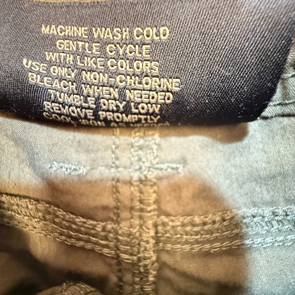 Pantalones Cortos Carga Boy Scouts Juveniles Talla 10 Verde Algodón Nylon Spandex Foto 4 de 4