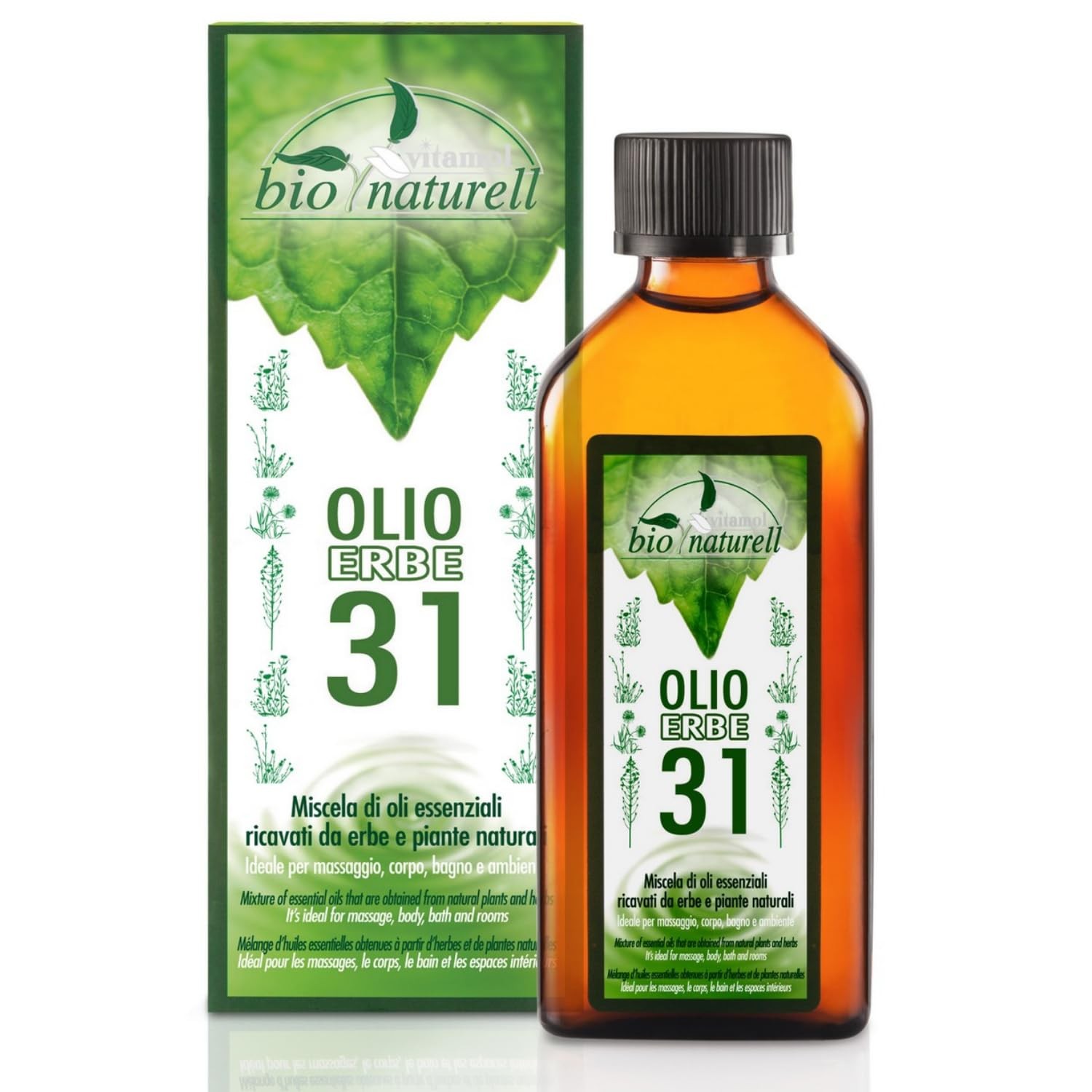 Olio 31 Erbe Vitamol Biologico 100ml - Relax e Aromaterapia Naturale