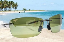 MAUI JIM grey/green LIGHTHOUSE polarized HT423-11/MJ0423S-003 sunglasses NEW 