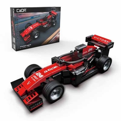CaDA C55054W Triumph Legend Rennwagen 1:24 Klemmbausteine Technik Sportwagen