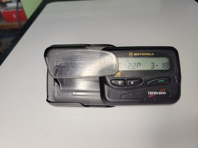 Motorola Express Xtra FLEX Pager Black Vintage Beeper Powers On Works