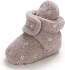 Unisex Stivaletti Neonato Invernali Con Suola Morbida Stivali Scarpe Primi Passi