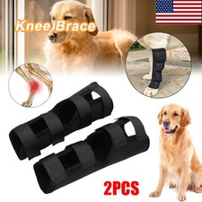 Dog Rear Leg Knee Brace Hock Joint Wrap For Heals and Prevents Injuries S/M/L/XL