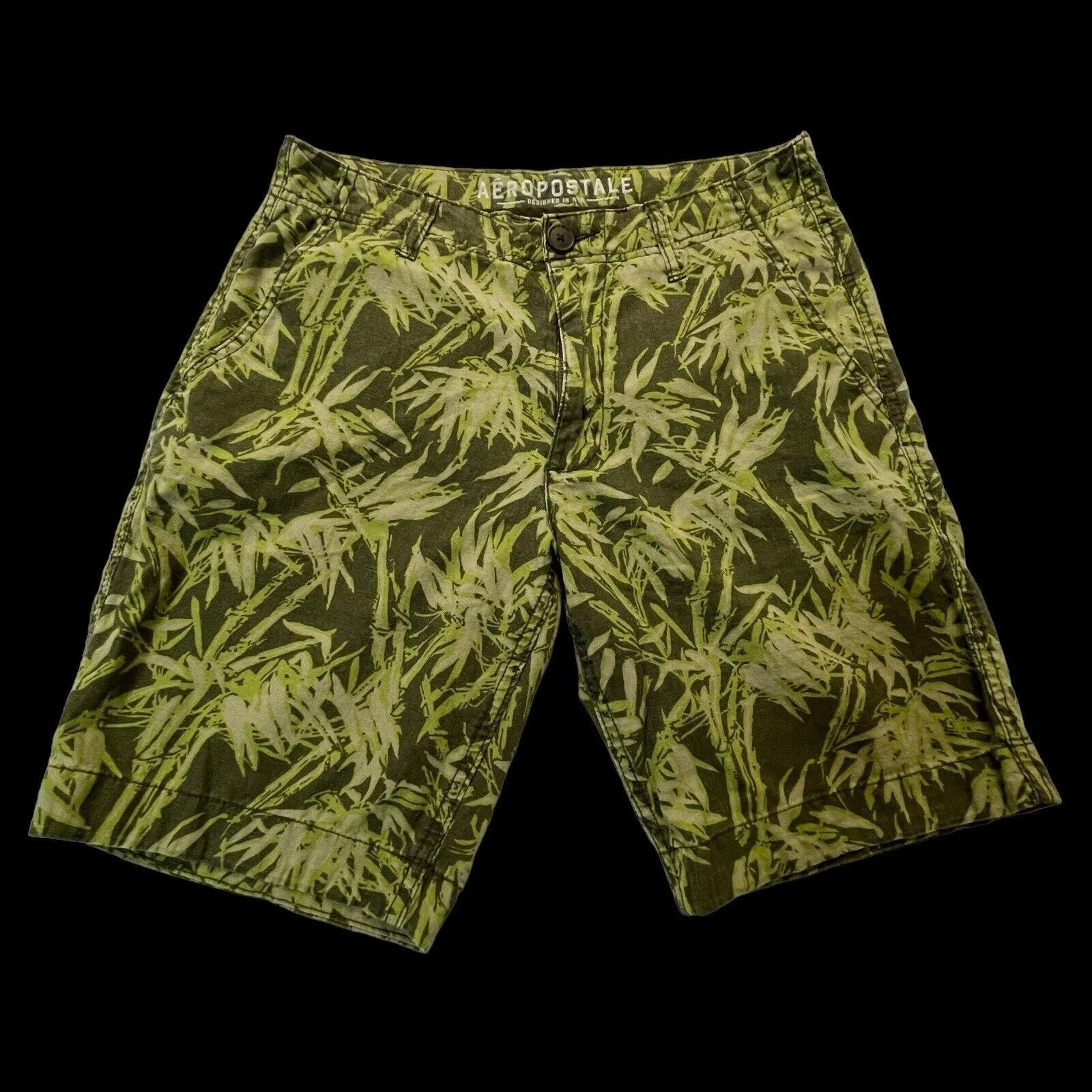 Aeropostale men Green tropical print shorts SZ/29