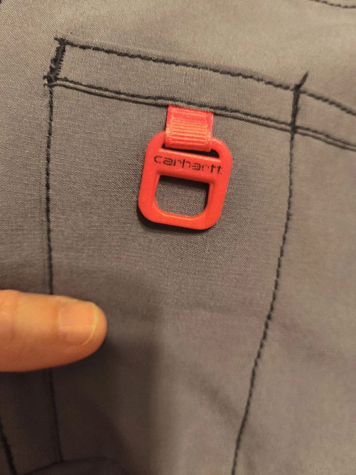 Women’s Carhartt 2Pc Outfit Scrubs Uniform Size Medium Gray Pink Pockets  - Image 3 of 4