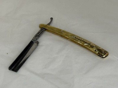 VTG Dubl Duck Wonderedge Pearl Scales Straight Razor  Fully Restored Shave Ready