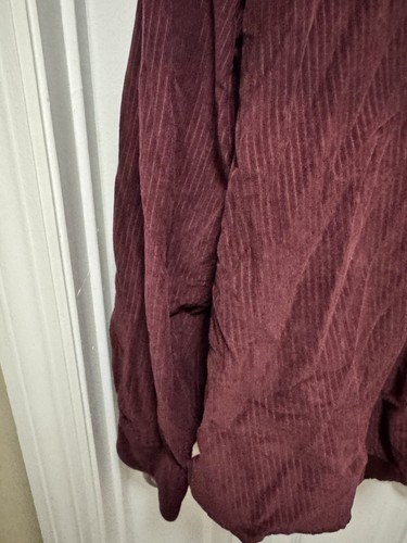 Perry Ellis Perry Cotton’s extra large button-down maroon Long Sleeve - Picture 5 of 19