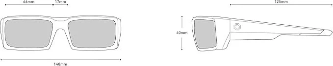 Spy General Soft Matte Negro - Happy Gray Green Polarizado 66MM - Imagen 4 de 4