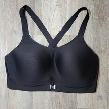 Under Armour Sports Bra, New/Never Worn, Size XL, Black, High Impact, Crossback