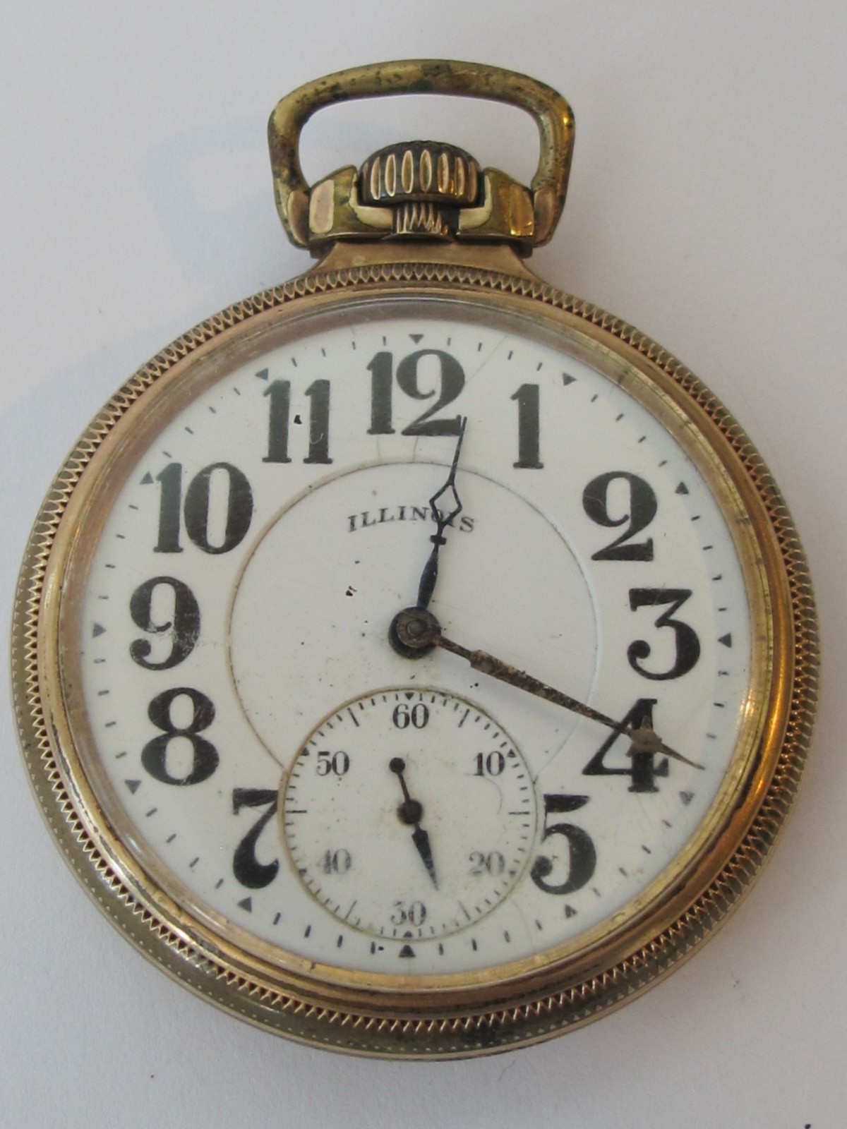 Illinois A. Lincoln 16S 21 Jewels Railroad Grade Model Pocket Watch