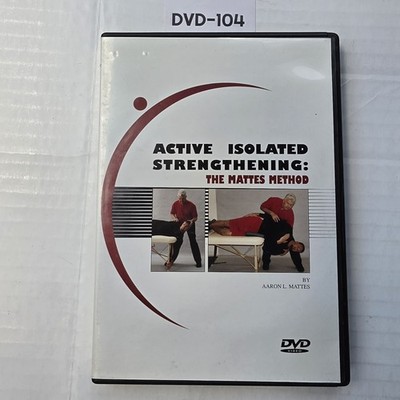 Active Isolated Strengthening: Mattes Method (DVD, 2-Discs) Aaron L. Mattes OOP