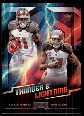 2018 Prestige Thunder & Lightning #18 MIke Evans jackson Buccaneers