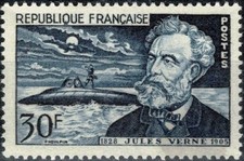 FRANCE  1955 JULES VERNE YT n° 1026  Neuf ★★ luxe / MNH (A1)
