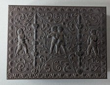 Gepr&auml;gte Blechschachtel, Alt, Vintage. Gebr&uuml;der Heinze, Duisburg,...
