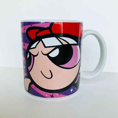 Taza De Cerámica Powerpuff Girls - Diseño De Las Super Nenas, Generación 2000 - Resistente Al Calor, 8.2 Cm Diámetro, 9.5 Cm Altura - Impresa En Francia