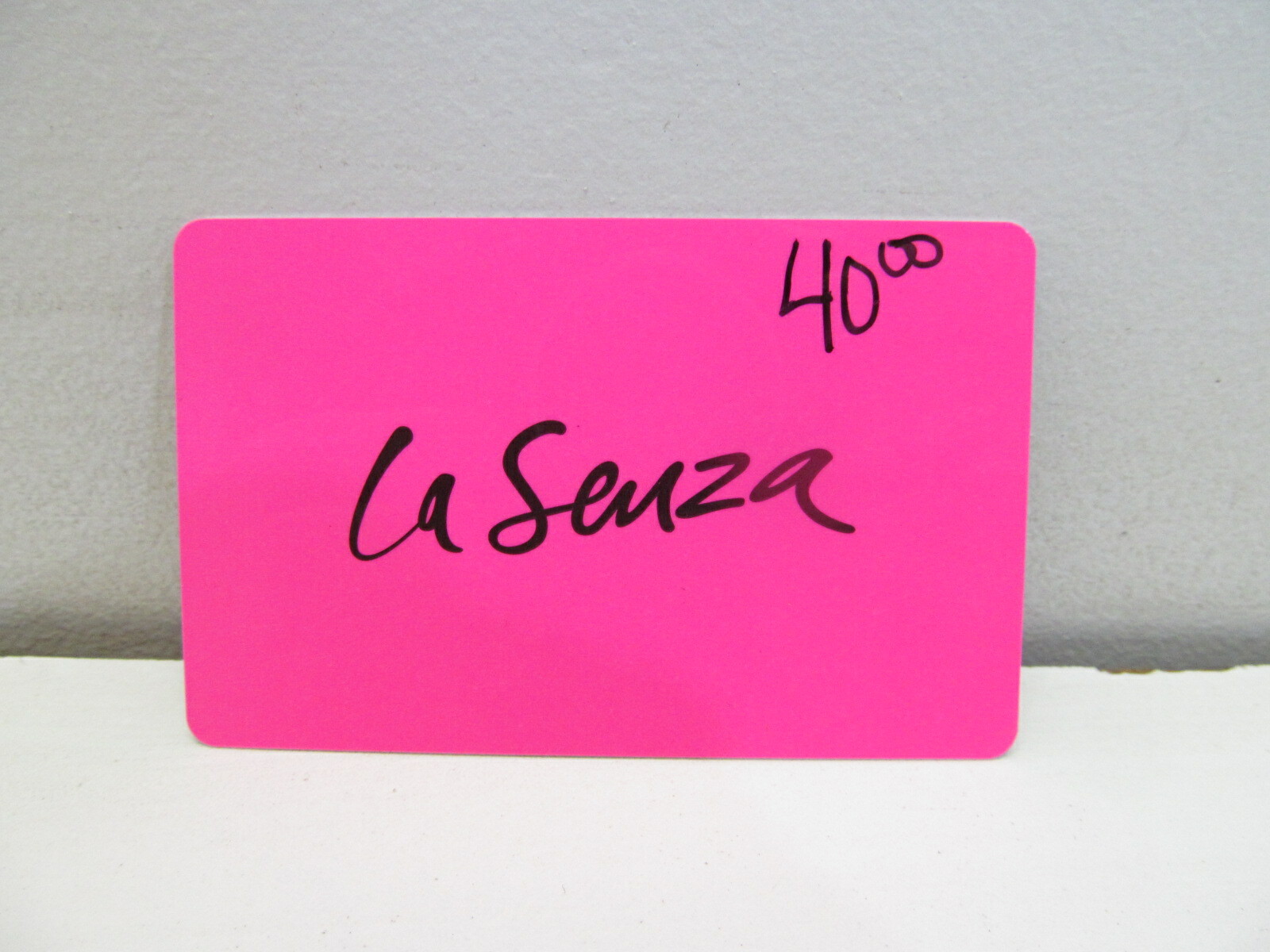 $40 La Senza Gift Credit Merchandise Card | Ebay