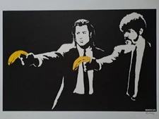 Banksy Art Print - Pulp Fiction - Certificate