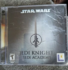 Star Wars Jedi Knight Jedi Academy PC both discs jewel case