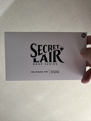 MTG Secret Lair ~ Time Trouble Two ~ FOIL Sealed! Magic The