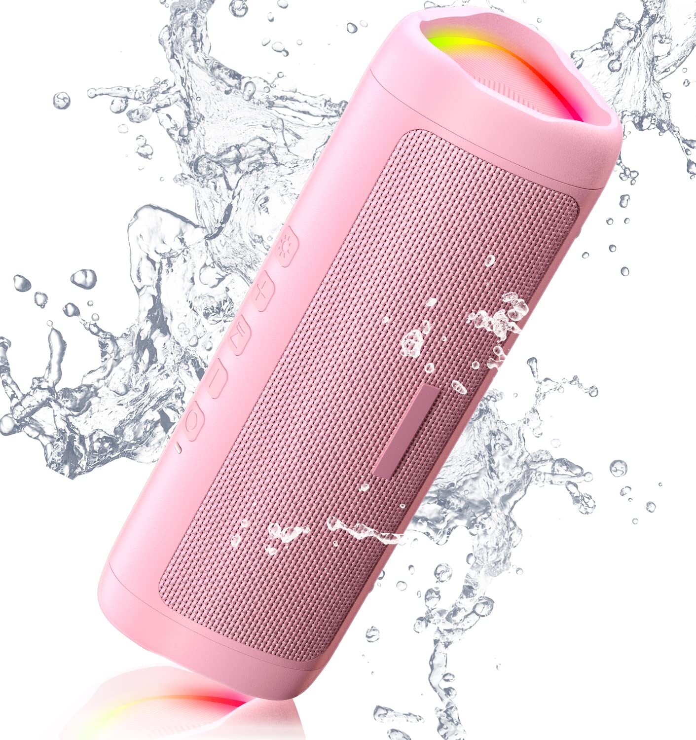 Bluetooth Speaker, IPX5 Waterproof Speaker with HD Sound, Up to 20H Playtime,...-image
