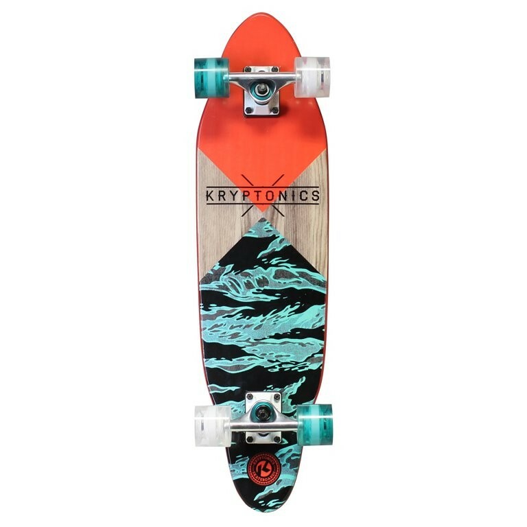 Kryptonics Complete Cutaway Cruiser Skateboard 30
