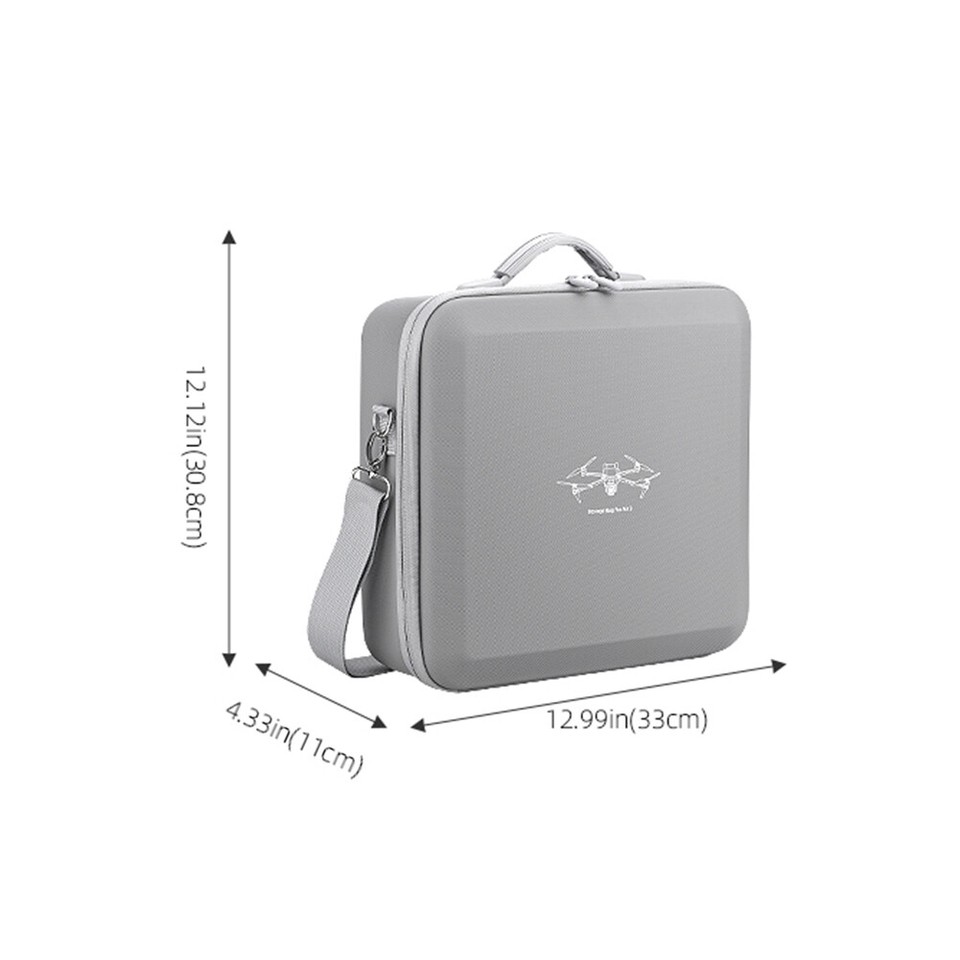  Waterproof Handbag PU Leather Portable Carrying Bag Case Hard Shell