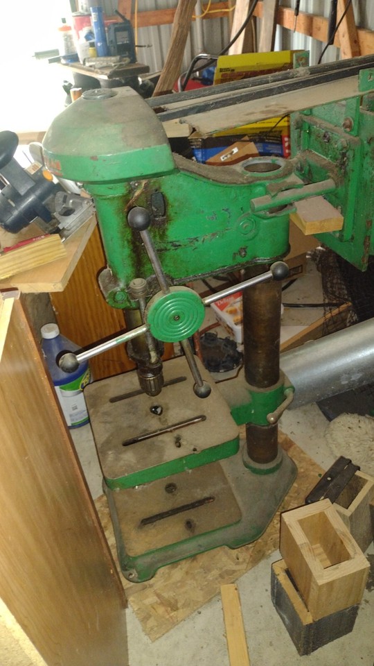 Vintage Antique Craftsman Heavy Duty Machine Drill Press 1950's eBay