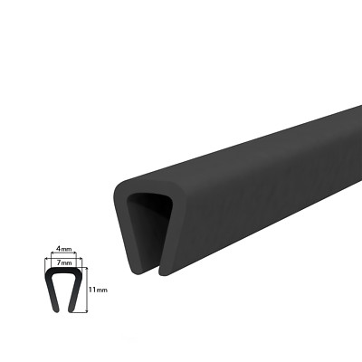 Gummidichtung Kantenschutz Kantenschutzprofil Meterware U Profil S-583 Tür GR5