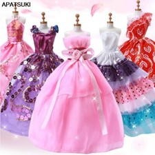 Fashion Doll Dresses For 11.5" Dolls Clothes Outfits Wedding Party Gown 1/6 Toys