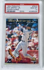 PSA 10 1994 PINNACLE POWER SURGE KEN GRIFFEY JR. #PS23 MARINERS GEM MINT HOF