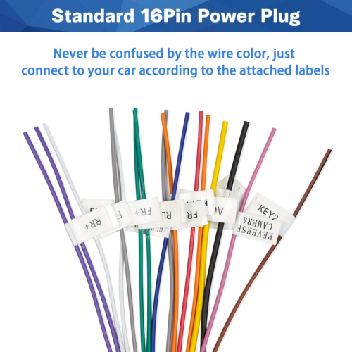 16 Pin ISO Anschlusskabel für Android Autoradio Kabelbaum Adapter - Bild 7 von 12