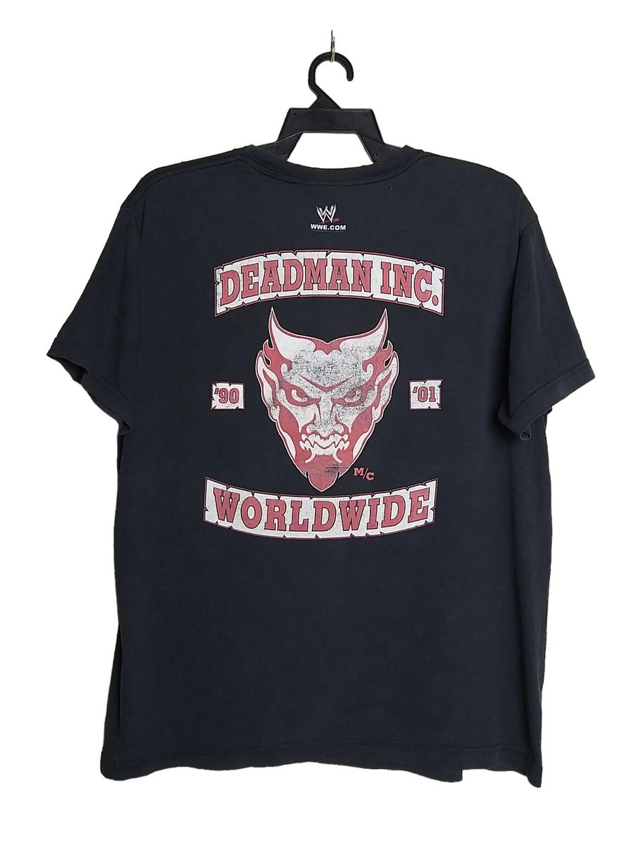 VINTAGE Y2K WWE UNDERTAKER “DEADMAN INC” 2001 TEE SHIRT/size M