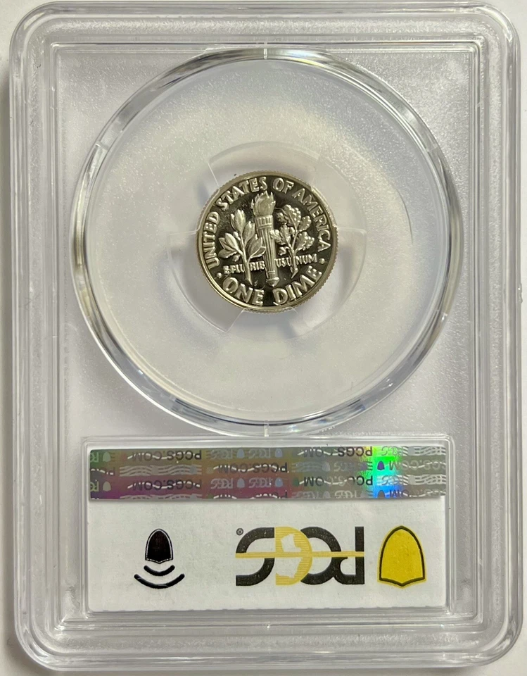 Roosevelt Dime 1980 PCGS Graded PR 70 Deep Cameo Uncirculated 10c - Image 4 of 4