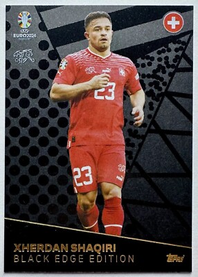Topps Match Attax UEFA Euro 2024 | BE9 Xherdan Shaqiri | BLACK EDGE