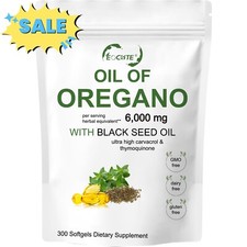 Oil of Oregano Softgels 2 in 1 6000mg with Bl...