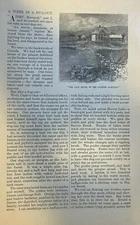 1881 A Week In A Canadian Dugout Gateno River Great Eagle Lake Sugar Loaf 