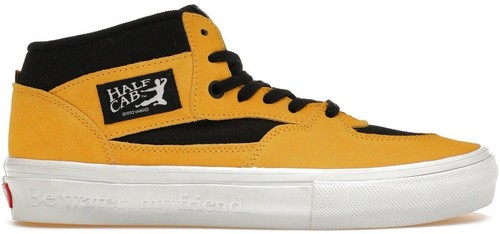 Vintage Vans Half Cab Skate Sneakers Brown Black Yellow 90's Size