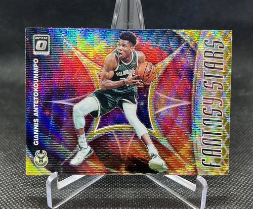 Giannis Antetokounmpo [Gold] #15 2019 Panini Donruss Optic Fantasy Stars card