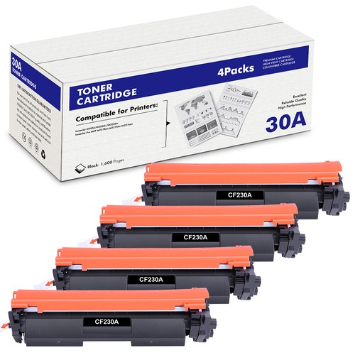 4PK 30A Toner Replacement for HP CF230A LaserJet MFP M227fdw MFP M227fdn M227sdn