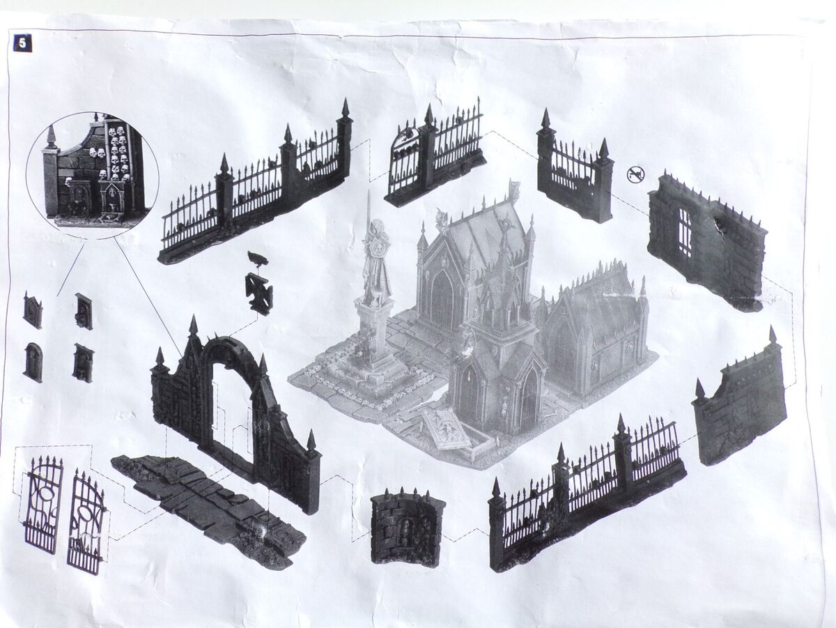 Garden Of Morr / Sigmarite Mausoleum 4 Full Graveyard Sprues Garden Of Morr / Sigmarite Mausoleum 4 Full Graveyard Sprues