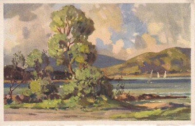 LOUGH SWILLY, DONEGAL EINER DER 3 FJORDE IRLANDS UNBESPOSTTE SWISS MADE POSTKARTE