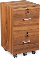 Grain for Lock, Drawer Cabinet File File with Walnut Lette VINGLI 2 Cabinet Wood