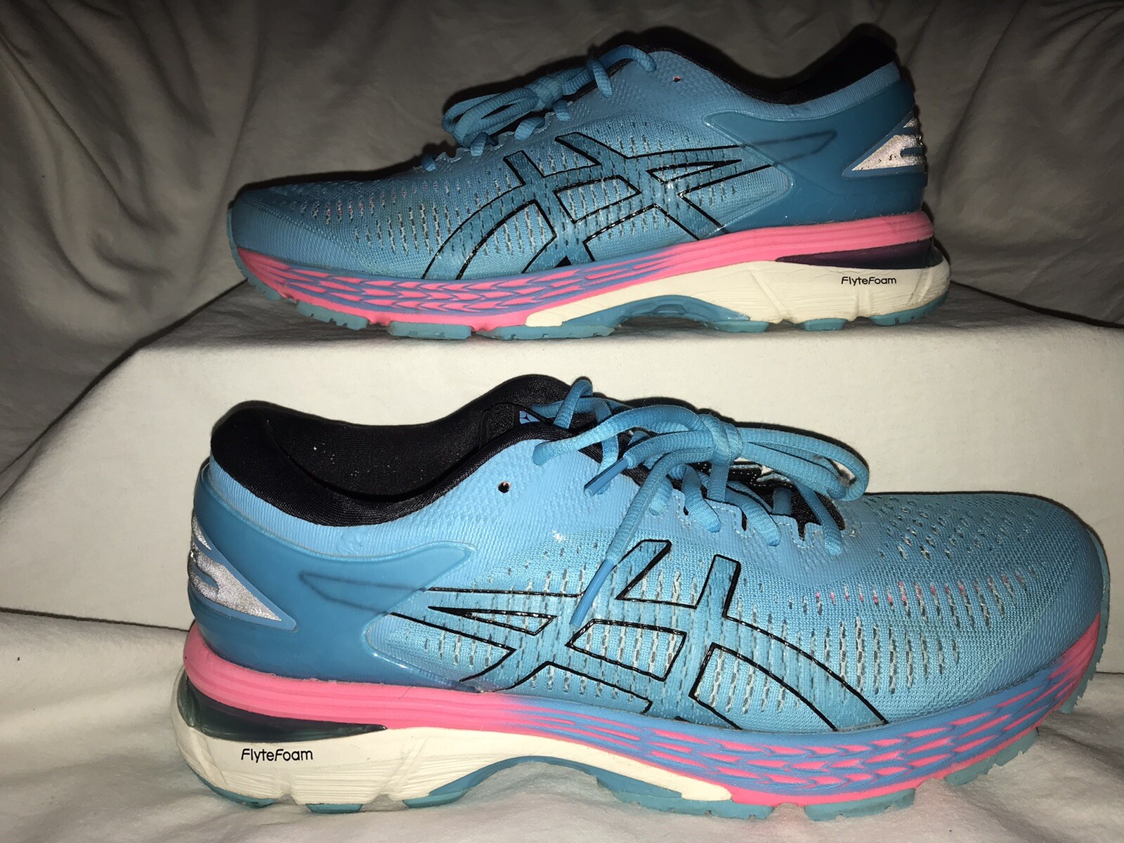 Asics Women's Gel Kayano 25 Running Shoes Aquarium Blue US Size