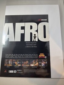 2000 Ready 2 Rumble Boxing Round Ad Afro Nintendo N64 Playstation PS1 Dreamcast