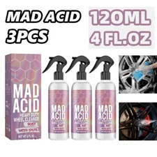 3X Mad Acid- Heavy-Duty Wheel Cleaner, Water Spot Remover for Cars,Glass Cleaner