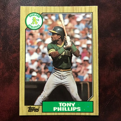 1987 Topps TIFFANY Set TONY PHILLIPS #188 A'S ** MINT ** HIGH GRADE ** c87