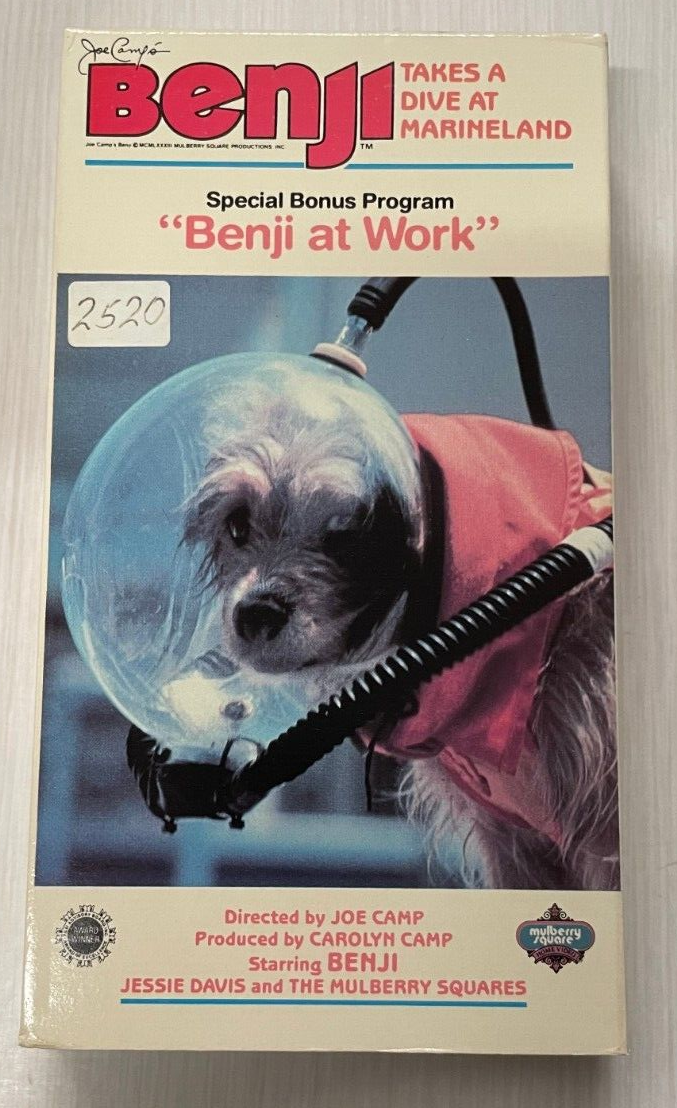 Benji Takes A Dive At Marineland VHS Tested 1984 Children's Video